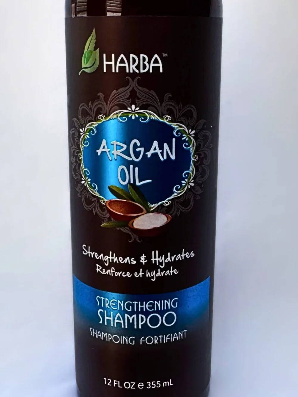 Argan Oil Shampoo From Morocco, Strengthens & Hydrates Hair | 12 fl oz 355 mL